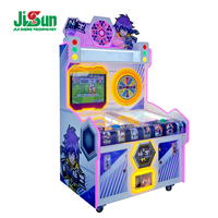Machine d'arcade JiSun Card King à jeu mixte, jeu vidéo à monnayeur pour 2 joueurs avec roue tournante et distributeur de cartes