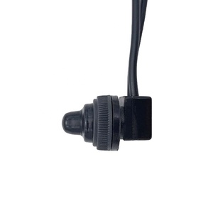 Interrupteur à bouton-poussoir électronique 3A 250V 1NC unipolaire marche-arrêt en plastique étanche avec câble de 11 cm pour <span class=keywords><strong>miroir</strong></span> de courtoisie - Product Image 4