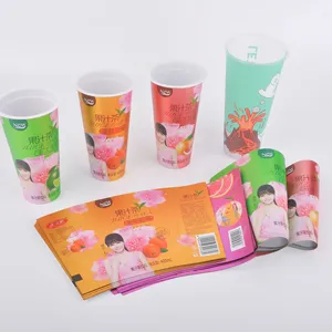 custom printed packaging iml plastic cup injection mould label