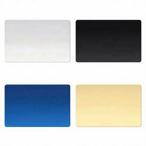 Custom Stainless Steel Business Blank Material for Laser <b>Engraving</b> Collection <b>Metal</b> Card - Product Image 1