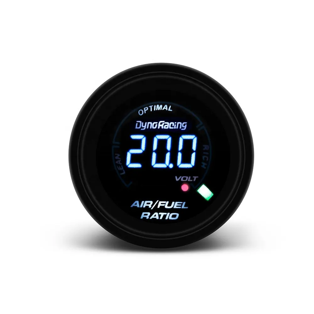 52 millimetri Auto Air Fuel gauge Rapporto Elettrico Digitale Air Fuel Meter Banda Stretta Lente