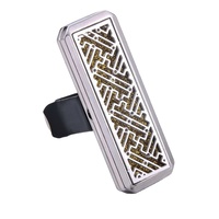 Diffuseur d'air rectangulaire pour l'intérieur de la voiture, clip de fixation pour grille d'aération, diffuseur de climatisation