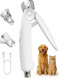 Cortauñas 2 en 1 para Perros y Gatos con Luz LED y Protector Antisalpicaduras para Perros Pequeños, Medianos y Grandes, Cuidado de las Uñas de Mascotas - Product Image 2