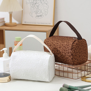 Sac à cosmétiques imprimé Yan Sen, grande capacité, portable, pour le rangement du maquillage en voyage, avec poignée, pour femmes - Product Image 2