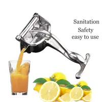 Amazon Alat Buah dan Sayuran Panas Aluminium Aloi Juicer Buah Manual Pemeras Lemon