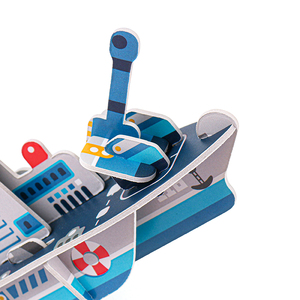 Trẻ Em Mầm Non Đồ Chơi Ghép Hình 3D Handmade Lắp Ráp Tàu Hải Quân Câu Đố Thiết Lập Giáo Dục Thông Minh Bọt Câu Đố - Product Image 4