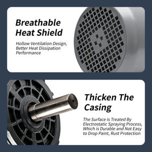 Motor de Inducción Asíncrono Trifásico de <span class=keywords><strong>Hierro</strong></span> Fundido 380V <span class=keywords><strong>1</strong></span>.1kW <span class=keywords><strong>1</strong></span>.5HP IP55 50Hz Eficiencia IE3 Modelo YE3-90S-4 - Product Image 5