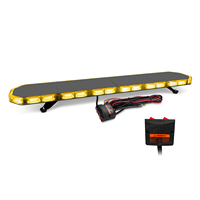 Barre lumineuse longue à 180 LED, état neuf, lumière clignotante d'avertissement rouge, bleue, blanche, ambre pour voiture, camion, lumière de toit