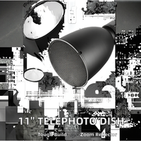 Accessoires de studio photo en acier inoxydable de 11 pouces avec monture Bowens 45 °   Réflecteur Téléobjectif Diffuseur Abat-jour Platine 60 °