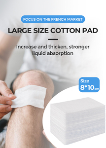 Tampons en coton naturel jetables de haute qualité 100% pur coton, écologiques, ultra-doux, sans peluches, outil de soin de la peau, <span class=keywords><strong>démaquillant</strong></span>, nettoyant - Product Image 5