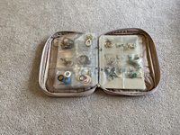 Boîte de rangement pour bijoux de voyage, reliure à anneaux, sacoche transparente pour colliers