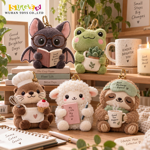 พวงกุญแจตุ๊กตาบล็อกเกอร์แบรนด์ส่วนตัว, สินค้าสร้างสรรค์สำหรับผู้สร้างไลฟ์สไตล์แบบกำหนดเอง เหมาะสำหรับร้านขายของขวัญ กล่องของขวัญแบบสมัครสมาชิก และการมอบของขวัญแบรนด์ - Product Image 1