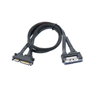 SATA cáp mở rộng 3 III 22 nam cho nữ 7 + 15 Pin SATA dữ liệu điện Combo 0.3m 0.5M - Product Image 5