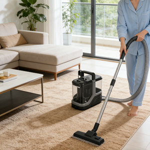 Limpiador <span class=keywords><strong>de</strong></span> <span class=keywords><strong>Alfombras</strong></span> <span class=keywords><strong>y</strong></span> Tapicería Portátil, Eléctrico, sin Bolsa, <span class=keywords><strong>de</strong></span> 600W, con Vapor Profundo, para Uso Doméstico, Húmedo <span class=keywords><strong>y</strong></span> Seco - Product Image 3