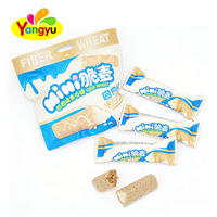Barres de céréales croustillantes mini triangulaires au lait certifiées Halal, saveur blé, sachet de 168g, vente en gros