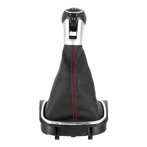 Funda Protectora para Palanca de Cambios de Volkswagen Golf, Negra y Roja, 5 y 6 Velocidades, Accesorio de Repuesto - Product Image 2