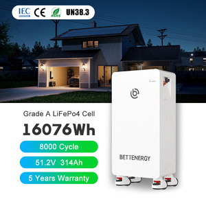 Batería de Iones de Litio Power Wall de 51.2V 314AH 16kwh, Almacenamiento de Energía Solar, Generador Portátil con Salida de CA para el Hogar, ELESHELL 16K Litio - Product Image 1