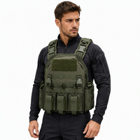 KMS Original Gilet Tactique de Gros Léger d'Entraînement Porte-Plaques de Combat