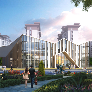 Bâtiment commercial à structure en acier haute résistance, durable et stable pour centre commercial et centre de conférences - Product Image 3