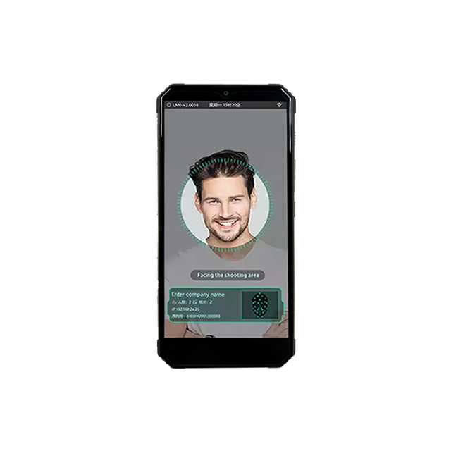 Handheld Portable Attendance Terminal Face Recognition Identity Verification Check-in Employee Statistics with IC/NFC Card 4g