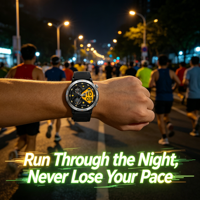 Reloj Inteligente AMOLED de 1.43 Pulgadas con GPS Integrado, Doble Pago, Brújula, Barómetro, Seguimiento de Actividad Física Durante Todo el Día, Reloj Inteligente Deportivo para Exteriores