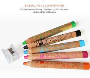 Crayons en bois écologiques personnalisés, crayons <span class=keywords><strong>de</strong></span> couleur à l'eau, crayons <span class=keywords><strong>de</strong></span> <span class=keywords><strong>cire</strong></span>, ensemble <span class=keywords><strong>de</strong></span> crayons avec boîte - Product Image 4