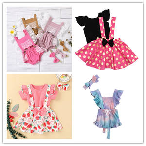 Ropa de Uso Diario para Niños, Venta Caliente Primavera-Verano 2022, Conjuntos de Vestidos para Niñas con Diferentes Diseños - Product Image 4