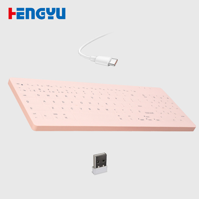 New 96-Key Silent Membrane Portable Keyboard Status Product