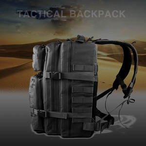 Custom 2025 <b>Black</b> 45l Big Capacity <b>Backpack</b> Ready to Ship Outdoor Waterproof Hiking <b>Backpack</b> - Product Image 6