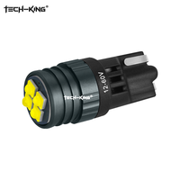 Ampoules LED TECH-KING à haute luminosité 2525 pour feux de signalisation automobile 12-60V T10, ampoules de positionnement, éclairage automobile