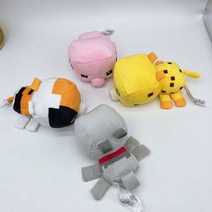 Juguetes de Peluche de <span class=keywords><strong>Minecraft</strong></span>, Steve, Alex, Zombie, Creeper, Araña, Cerdo, Vaca, Lobo, Enderman, Figuras de Peluche de 4, 8, 12, 22, 35 y 45 cm, Llaveros de Peluche - Product Image 4