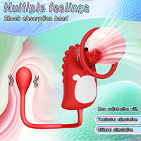 Frauen Erwachsenen-Sexspielzeug Stimulator Klopfender Saugender Nippel-Vibrator Masturbator Saugender Brust-Zungen-Klitoris-Vibrator für Frauen