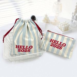 Wholesale Stripe Reusable <b>Gift</b> Travel Large Capacity Classic Students Shopping Custom Printed Logo Women's Large Canvas Tote - Product Image 5