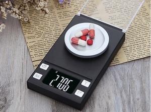 For LCD Pocket Mini <strong>Scale</strong> 0.001g Accuracy Diamond Jewelry <strong>Scale</strong> with Tray and Dust Cover OEM Customizable - Product Image 5