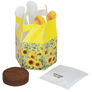Kit de Jardinière Pop-up Personnalisable avec Logo, Tournesol Jaune Vif et Joyeux, Pliable et Portable, Cadeau d'Été pour Cultiver, Vente <span class=keywords><strong>en</strong></span> Gros - Product Image 2