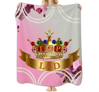 Couverture personnalisée pour la sororité OES Order of the Eastern Star, pour un usage domestique, couverture chaude et confortable, couverture en flanelle