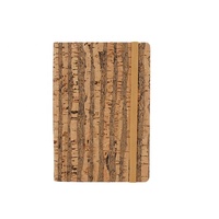 Carnet de notes en liège A4/A5/A6 avec logo personnalisé, journal avec couverture en liège naturel écologique et durable