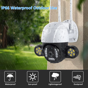 Cámara DE SEGURIDAD PTZ inteligente WiFi a todo color de 8MP 4K con visión nocturna Audio bidireccional IP66 a prueba de agua - Product Image 2