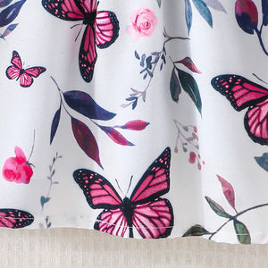 Squisito abito senza maniche da ragazza <span class=keywords><strong>con</strong></span> motivo a farfalla <span class=keywords><strong>con</strong></span> bordo volant abbigliamento per bambini per feste all'ingrosso - Product Image 5