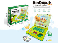 Juguete Educativo para Niños, Computadora Portátil de Aprendizaje Temprano con Teclado y Pantalla LED, Juguete de Simulación de Computadora para Niños