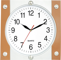Jam Dinding Modern Elegan 11 Inci Persegi untuk Rumah, Kantor, Hotel, Toko, Dekorasi, Desain Dial Berkualitas Baik, Harga Promosi, Hadiah