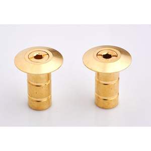 Ancres de couverture de piscine en laiton avec disques, lot de 10, durables et sécurisées pour l'hiver - Product Image 3