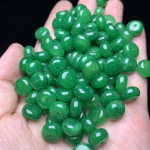 Zhenzhen NGTC Certified <strong>Emerald</strong> Green 10mm Round Jade <strong>Beads</strong> for Wholesale DIY Jewelry Making Bracelet and Earring Accessories - Product Image 4