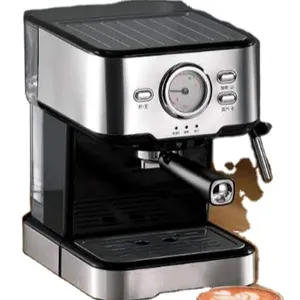 Stainless Steel 15 Bar Automatic Cappuccino Coffee Espresso Maker