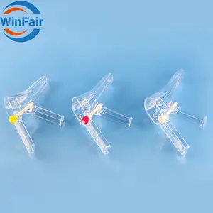 WinFair Gynecological Medical Disposable Vaginal Speculum Price French American Type Ce Certified Plastic Vaginal Speculums
