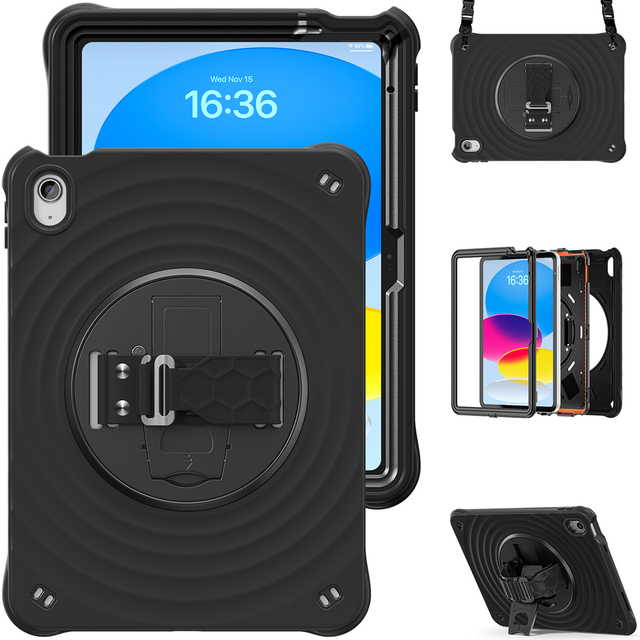 Wholesale Tablet Cases for iPad A16 11th 2025 10th Generation 2022 10.9 Inch Rugged Protection Shockproof Silicone Tablet Cover