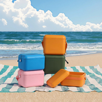 Nouveauté Glacière EVA pour le camping Glacière portable en matériau EVA isolé Glacière de terrain Barre à glace Boîte à glace 10L