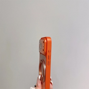 Funda para Teléfono con Anillo Magnético Giratorio y Soporte Plegable con Brillantina para iPhone Air 13 14 15 16 17Pro Max, Compatible con Carga Inalámbrica - Product Image 5