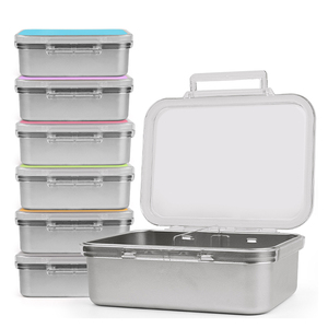 2022 Aohea 2 Compartment Bento Lunch Box Pp Material Clear Plastic Meal Prep Food Container For Sale