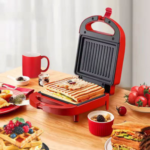 <span class=keywords><strong>Sandwichera</strong></span> y Tostadora para Desayunos, Prensa para Paninis, Máquina para Sándwiches, Conveniente y Rápida - Product Image 1
